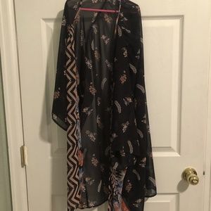 Long cardigan or swim cover up!